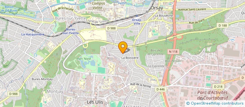 localisation de l'entreprise MONSIEUR OMAR MASSOUDI à ORSAY