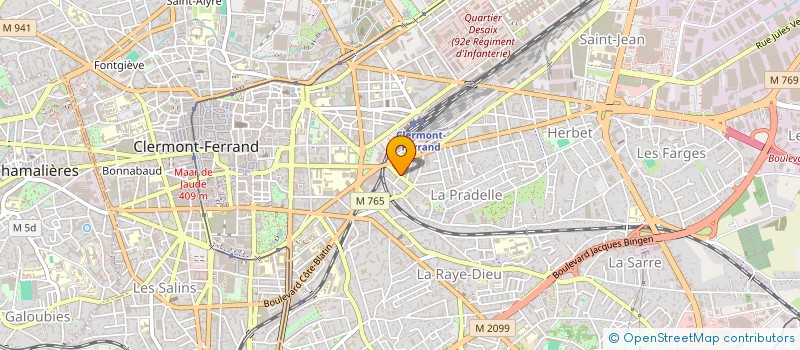 localisation de l'entreprise MONSIEUR OMAR MAYDANI  CLERMONT-FERRAND