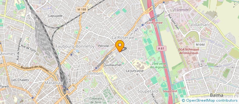 localisation de l'entreprise MONSIEUR OMAR MAZANI à TOULOUSE