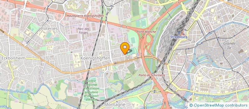 localisation de l'entreprise MONSIEUR OMAR MBOW à STRASBOURG