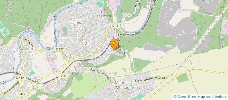 localisation de l'entreprise MONSIEUR OMAR MERRAH  JUF