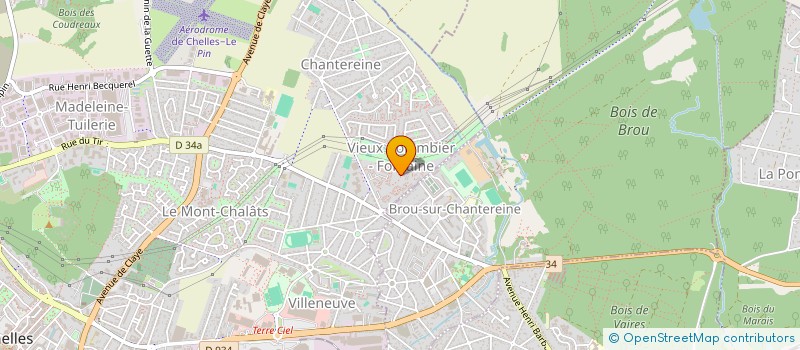 localisation de l'entreprise MONSIEUR OMAR MIMOUNI  CHELLES