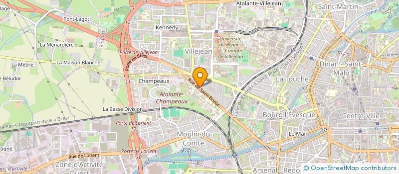 localisation de l'entreprise MONSIEUR OMAR MOHAMAD  RENNES