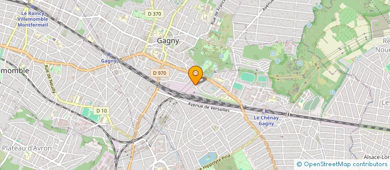 localisation de l'entreprise MONSIEUR OMAR MOHAMED IDRISS  GAGNY