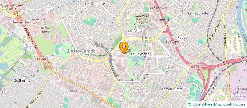 localisation de l'entreprise MONSIEUR OMAR MOKADEM  TOULOUSE