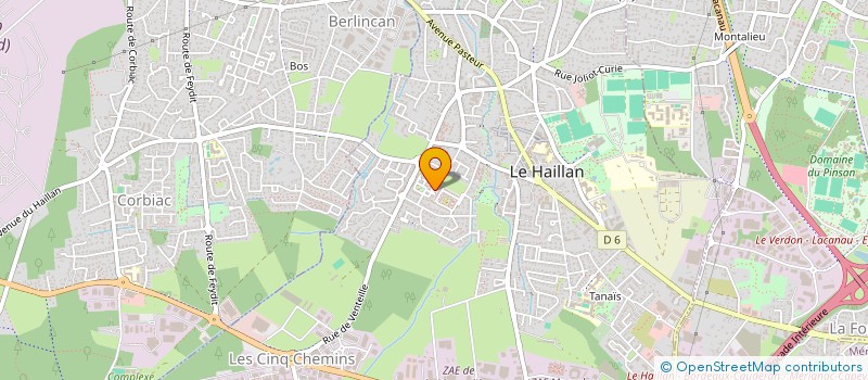 localisation de l'entreprise MONSIEUR OMAR MOKDAD  LE HAILLAN