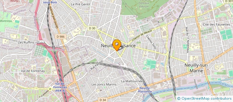 localisation de l'entreprise MONSIEUR OMAR MOSLAH  NEUILLY-PLAISANCE