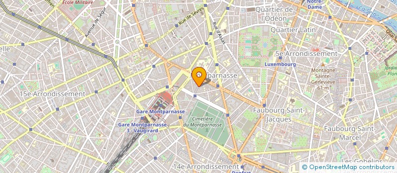 localisation de l'entreprise MONSIEUR OMAR MOSTEFAI à PARIS 14