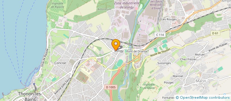 localisation de l'entreprise MONSIEUR OMAR MOUFLIH à THONON-LES-BAINS