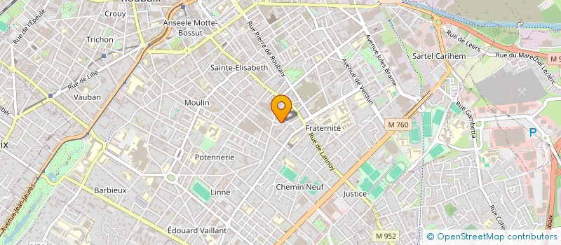 localisation de l'entreprise MONSIEUR OMAR MOUMNI  ROUBAIX