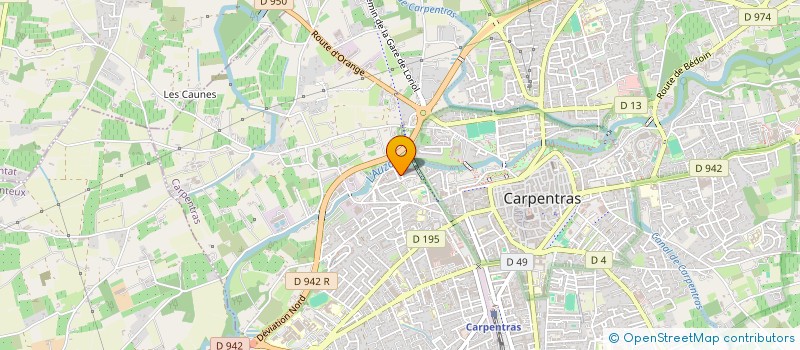 localisation de l'entreprise MONSIEUR OMAR MOUSSAOUI  CARPENTRAS