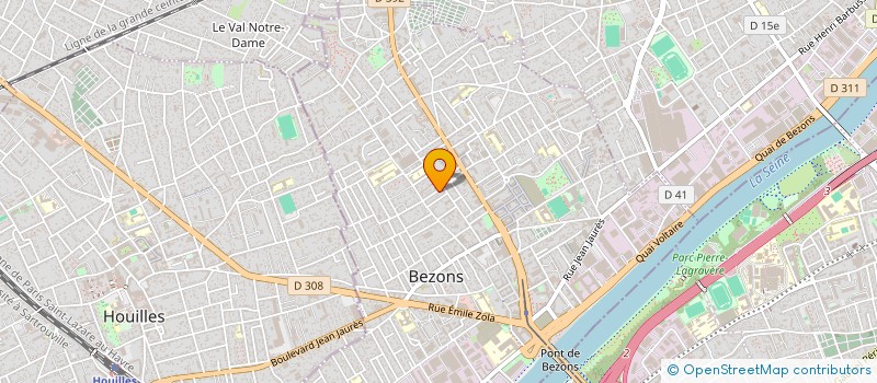 localisation de l'entreprise MONSIEUR OMAR MOWFAK à BEZONS