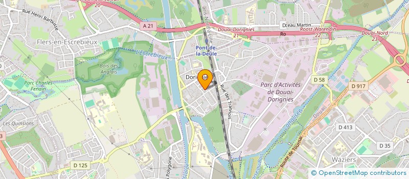 localisation de l'entreprise MONSIEUR OMAR MULLA ALI  DOUAI