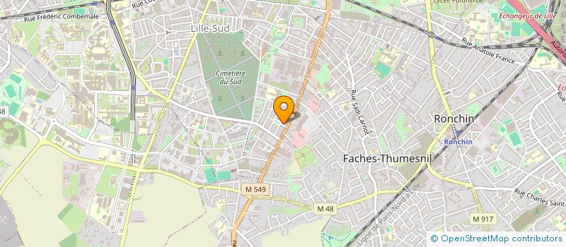 localisation de l'entreprise MONSIEUR OMAR NACHIT à LILLE
