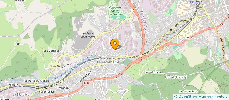 localisation de l'entreprise MONSIEUR OMAR NAEM  LA RICAMARIE