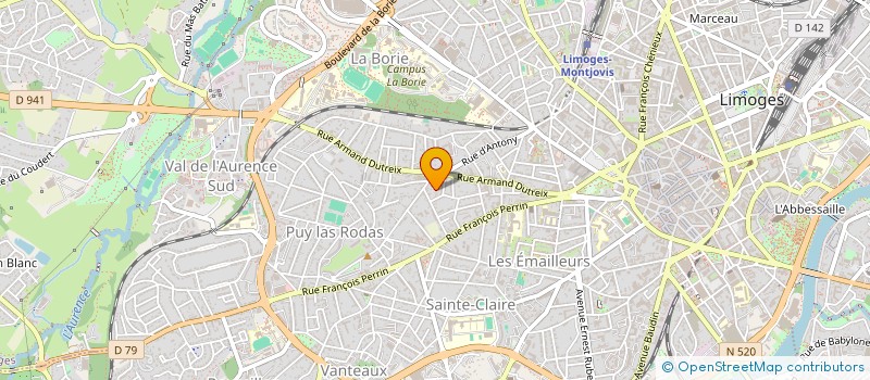 localisation de l'entreprise MONSIEUR OMAR NAIM à LIMOGES