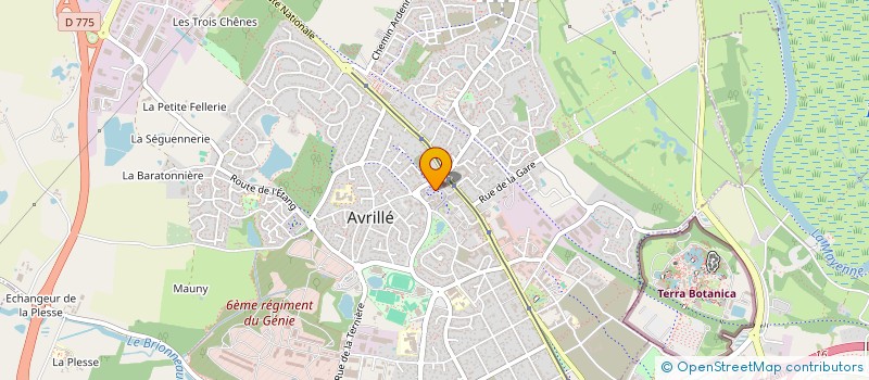 localisation de l'entreprise MONSIEUR OMAR NAJI  AVRILLE