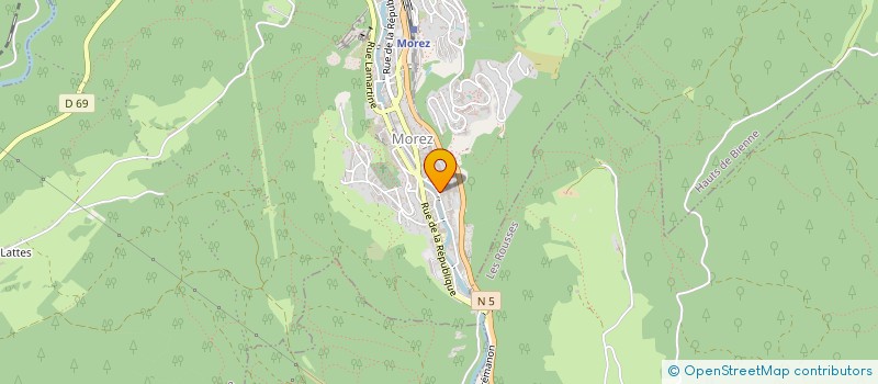 localisation de l'entreprise MONSIEUR OMAR NAJI  HAUTS DE BIENNE