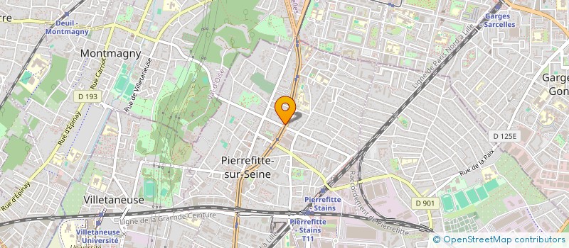 localisation de l'entreprise MONSIEUR OMAR NASEER à PIERREFITTE-SUR-SEINE