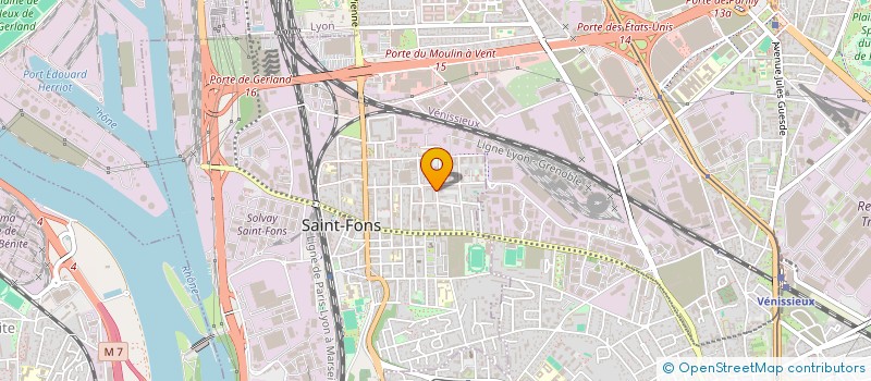 localisation de l'entreprise MONSIEUR OMAR NASR  SAINT-FONS