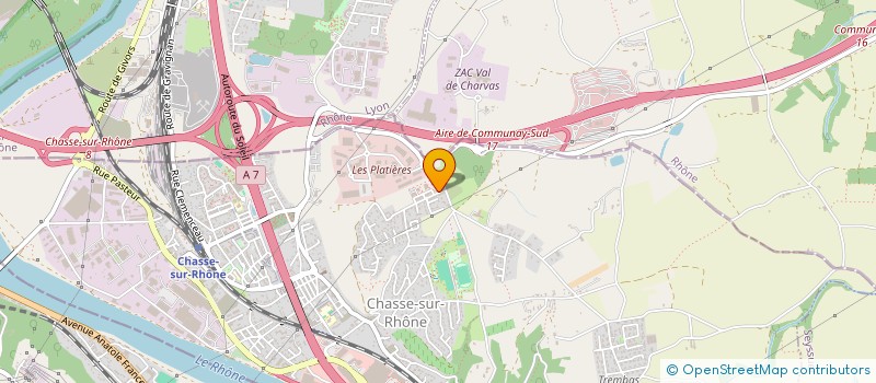 localisation de l'entreprise MONSIEUR OMAR NDIAYE  CHASSE-SUR-RHONE