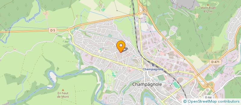 localisation de l'entreprise MONSIEUR OMAR NEHAL  CHAMPAGNOLE