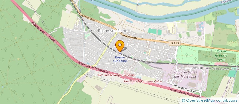 localisation de l'entreprise MONSIEUR OMAR OMAR SALEM  ROSNY-SUR-SEINE