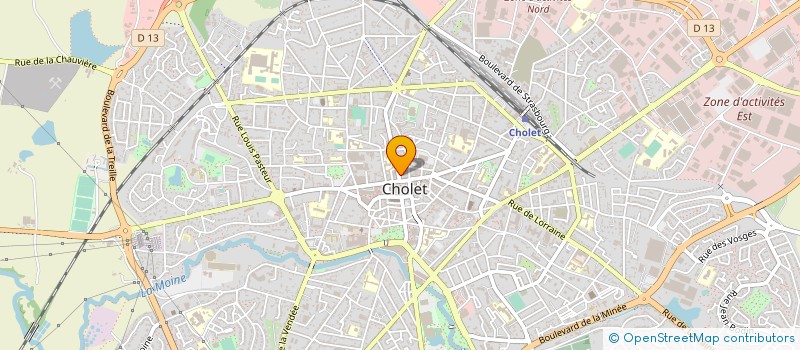 localisation de l'entreprise MONSIEUR OMAR OUAL TABEN SALAH à CHOLET