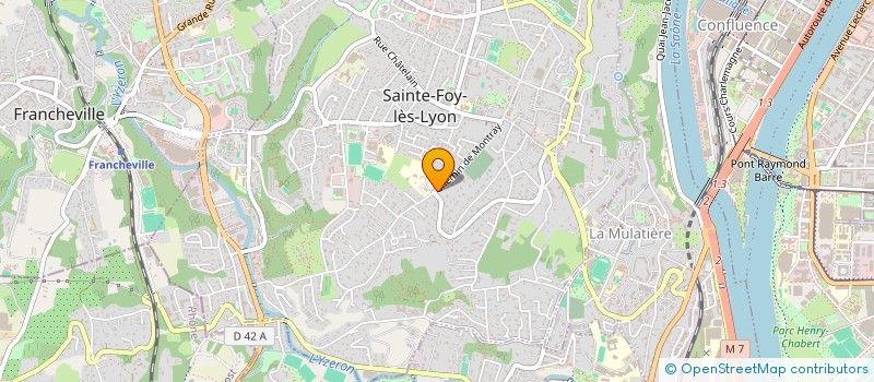 localisation de l'entreprise MONSIEUR OMAR OUIS  SAINTE-FOY-LES-LYON