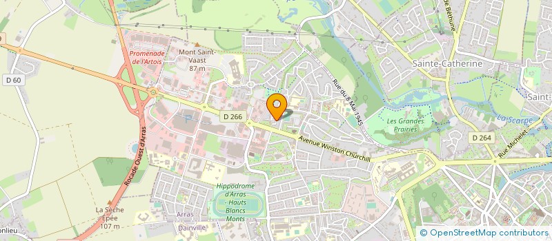 localisation de l'entreprise MONSIEUR OMAR OUKADDOUR à ARRAS