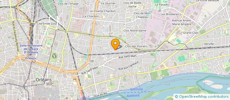 localisation de l'entreprise MONSIEUR OMAR OULAD L'HADJ à ORLEANS