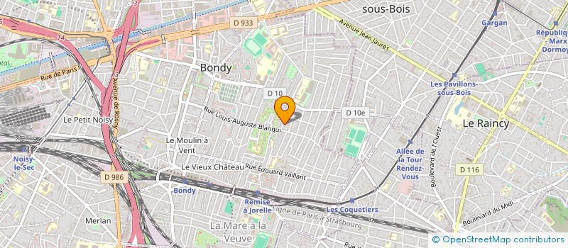 localisation de l'entreprise MONSIEUR OMAR OULD-BELKACEM à BONDY