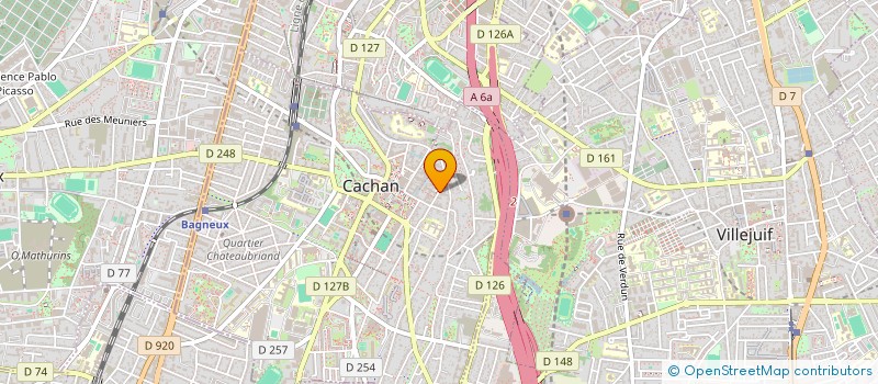 localisation de l'entreprise MONSIEUR OMAR OUSSILY  CACHAN