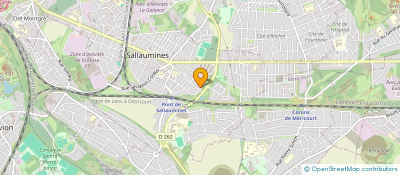 localisation de l'entreprise MONSIEUR OMAR OZCELIK  SALLAUMINES