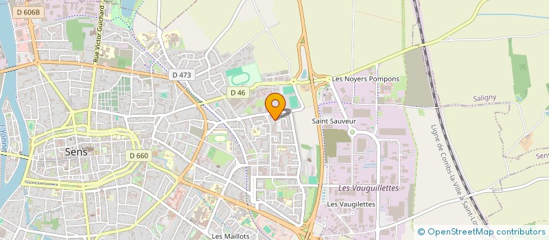 localisation de l'entreprise MONSIEUR OMAR RAISSI  SENS