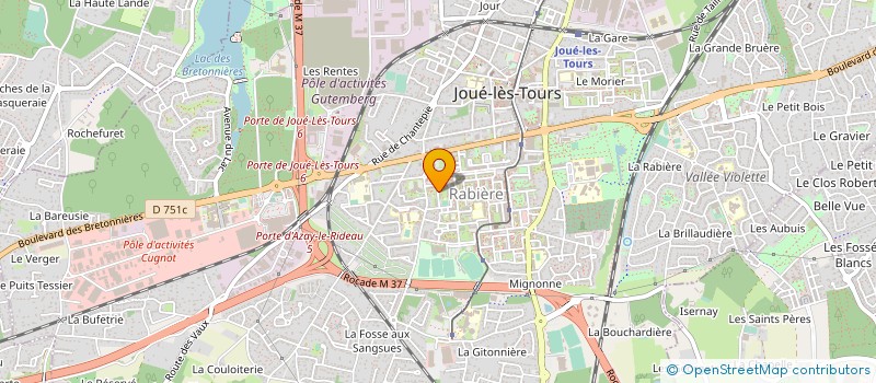 localisation de l'entreprise MONSIEUR OMAR RAJOUN à JOUE-LES-TOURS