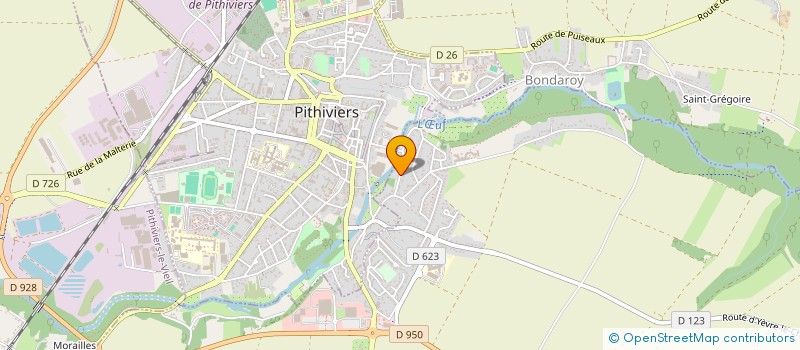 localisation de l'entreprise MONSIEUR OMAR REHMANI  LE MALESHERBOIS