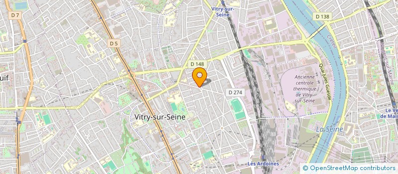 localisation de l'entreprise MONSIEUR OMAR SARI à VITRY-SUR-SEINE