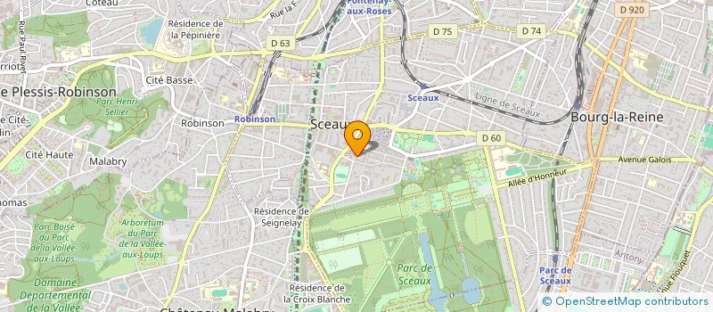 localisation de l'entreprise MONSIEUR OMAR SARR à SCEAUX