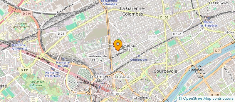 localisation de l'entreprise MONSIEUR OMAR SDAQ à COURBEVOIE