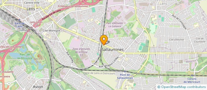 localisation de l'entreprise MONSIEUR OMAR SEDDIKI  SALLAUMINES