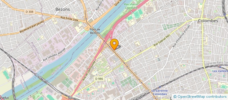 localisation de l'entreprise MONSIEUR OMAR SELLOUM  COLOMBES