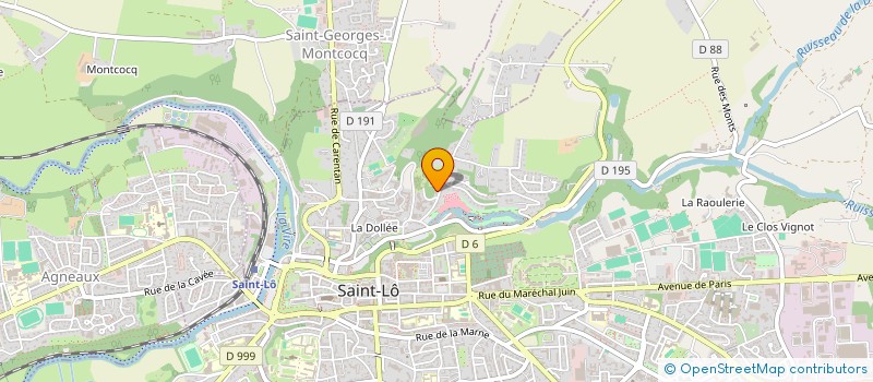 localisation de l'entreprise MONSIEUR OMAR SHERZAD  SAINT-LO