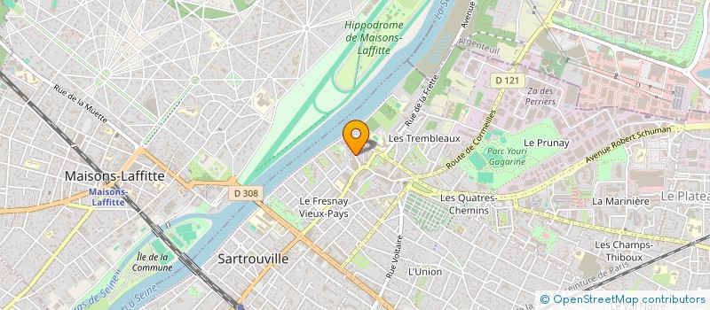 localisation de l'entreprise MONSIEUR OMAR SHINWARI  SARTROUVILLE