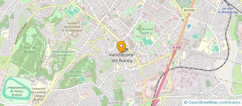 localisation de l'entreprise MONSIEUR OMAR SIDOUMOU  VANDUVRE-LES-NANCY