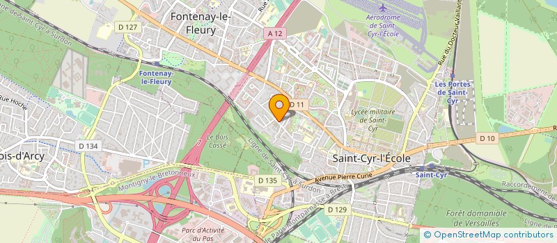 localisation de l'entreprise MONSIEUR OMAR SIOUD à SAINT-CYR-L'ECOLE