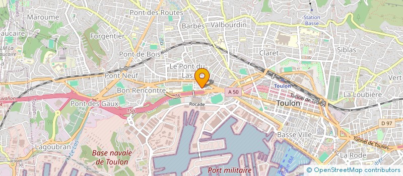 localisation de l'entreprise MONSIEUR OMAR SLIMANI  TOULON