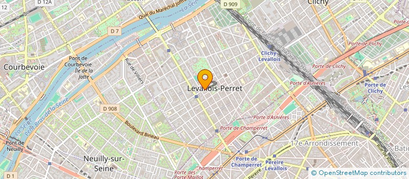 localisation de l'entreprise MONSIEUR OMAR SRHIR à LEVALLOIS-PERRET
