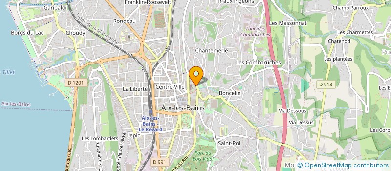 localisation de l'entreprise MONSIEUR OMAR TAMBASSA à AIX-LES-BAINS