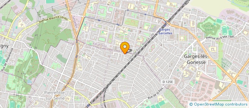 localisation de l'entreprise MONSIEUR OMAR TANDIANG  STAINS